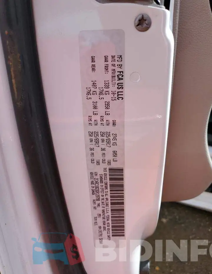 2C4RC1BG3GR129798 Photo# 14