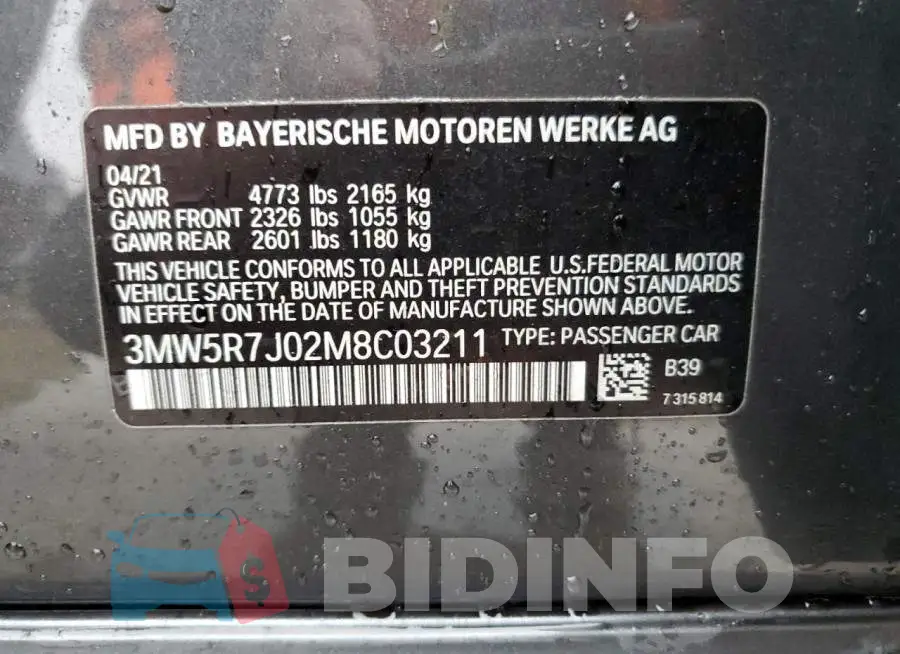 3MW5R7J02M8C03211 Photo# 12