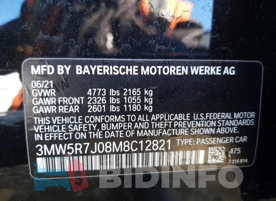 3MW5R7J08M8C12821 Photo# 12