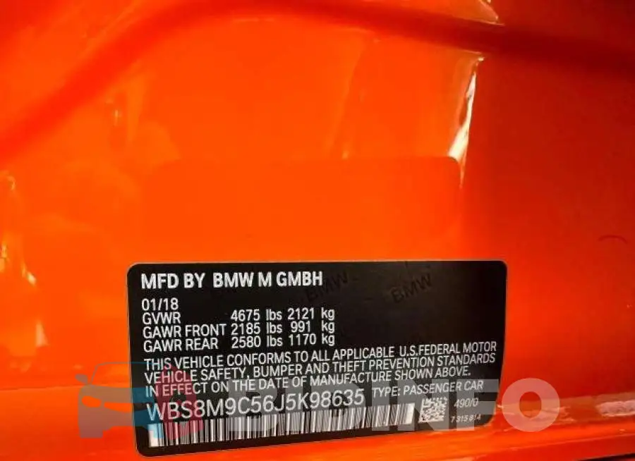 WBS8M9C56J5K98635 Photo# 10