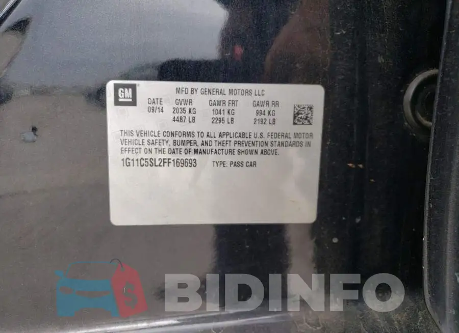 1G11C5SL2FF169693 Photo# 12