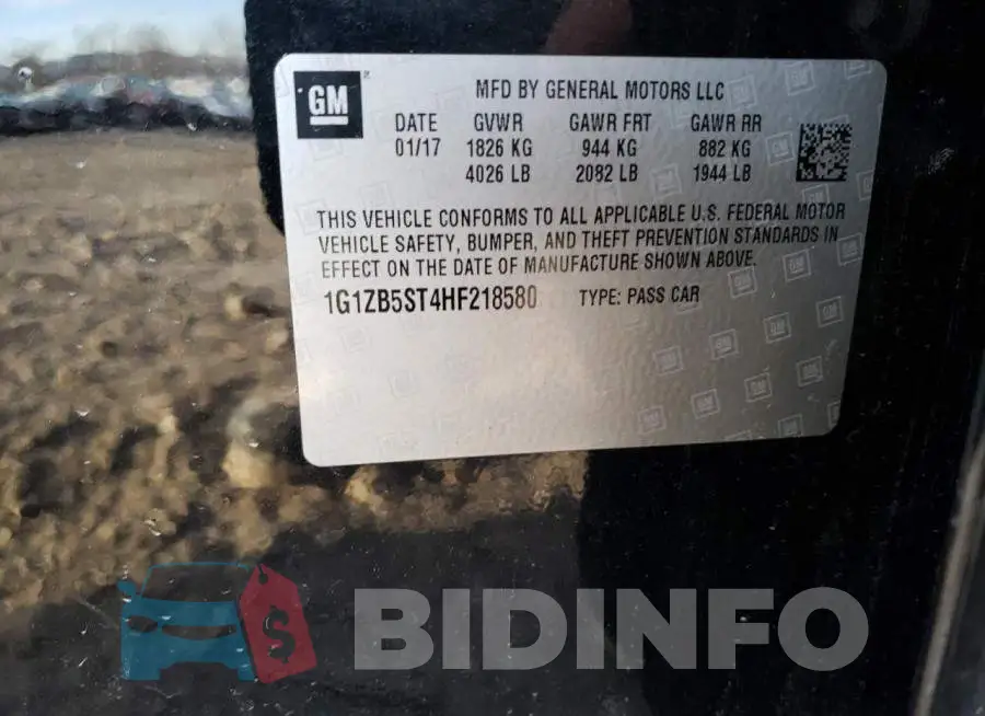 1G1ZB5ST4HF218580 Photo# 12