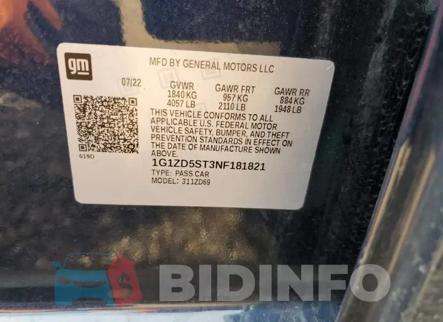 1G1ZD5ST3NF181821 Photo# 12