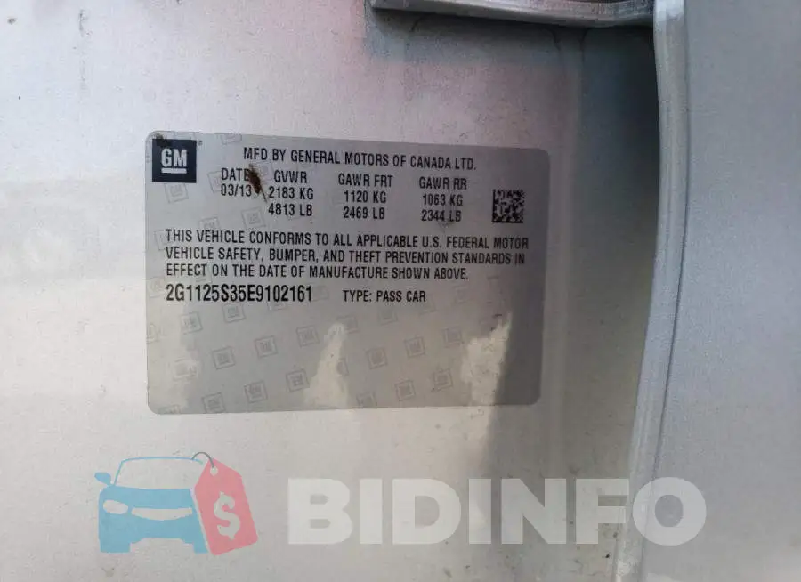 2G1125S35E9102161 Photo# 12