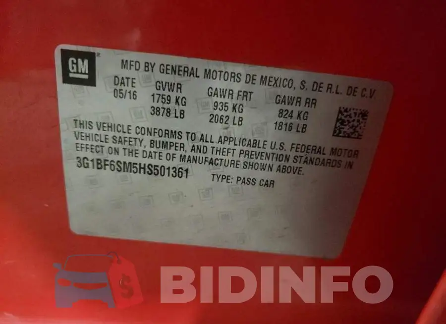3G1BF6SM5HS501361 Photo# 12