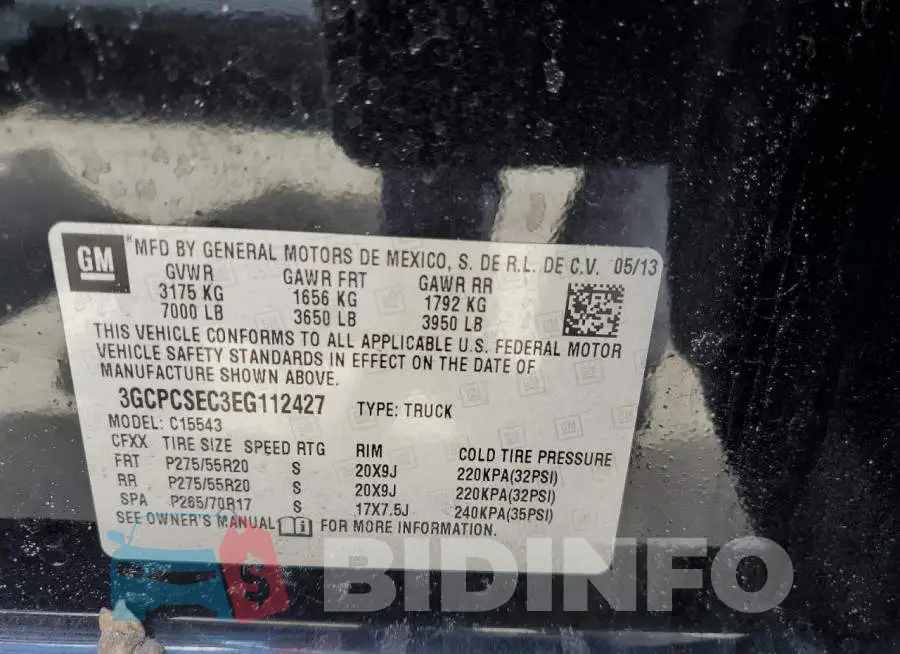 3GCPCSEC3EG112427 Photo# 13