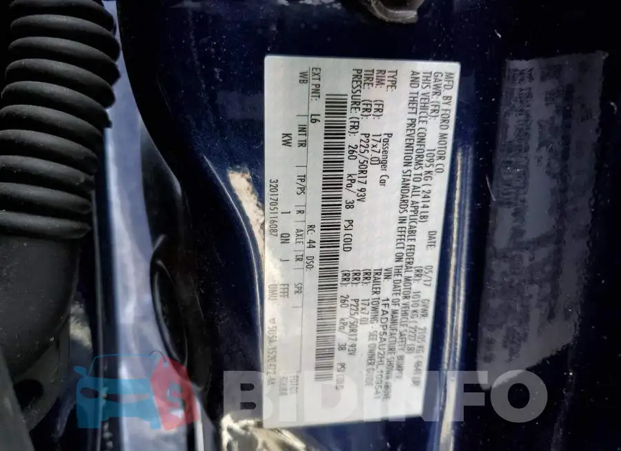 1FADP5AU2HL109541 Photo# 13