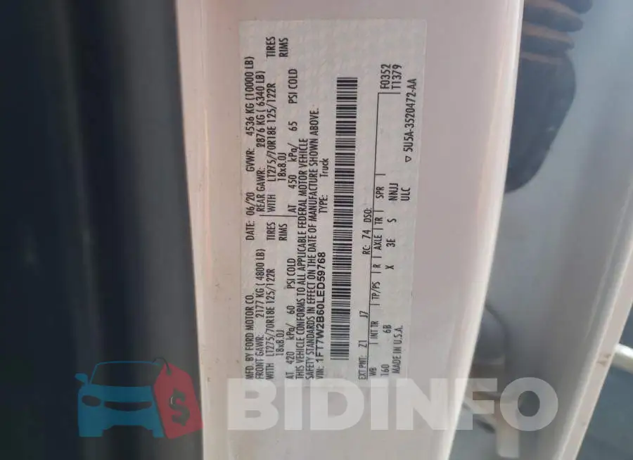 1FT7W2B60LED59768 Photo# 12