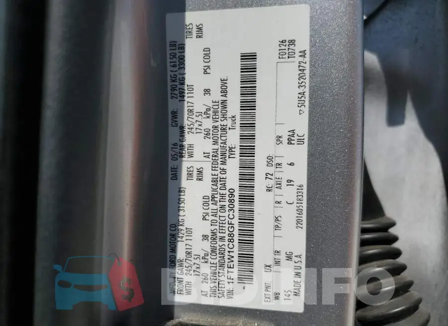 1FTEW1C88GFC30890 Photo# 12