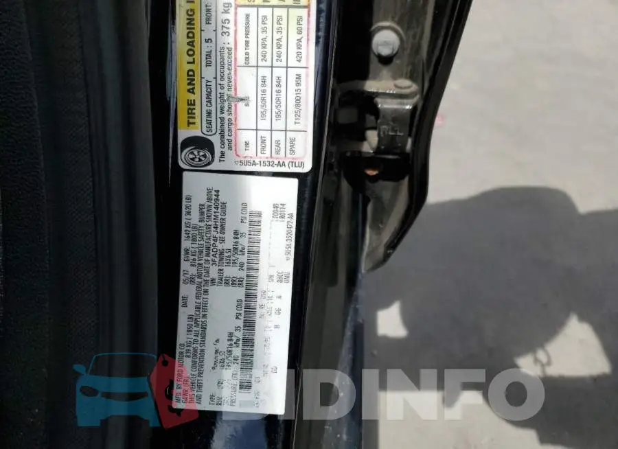 3FADP4FJ4HM140944 Photo# 12