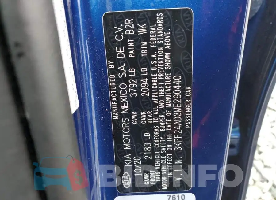 3KPF24AD3ME290440 Photo# 12