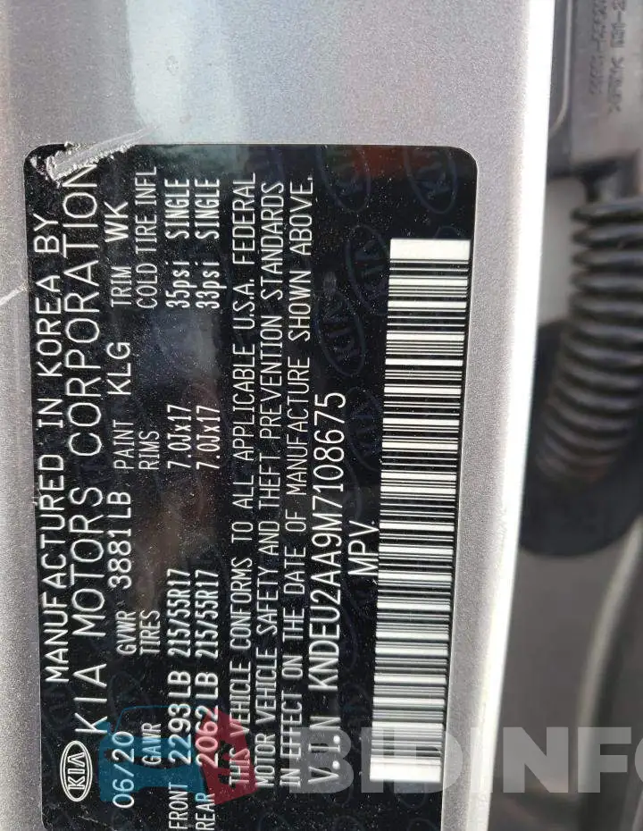 KNDEU2AA9M7108675 Photo# 12
