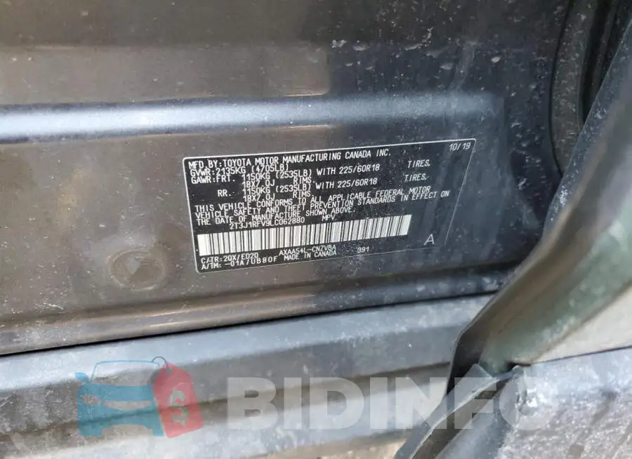 2T3J1RFV9LC062880 Photo# 13