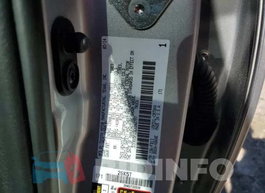 5TFRY5F15EX162797 Photo# 12