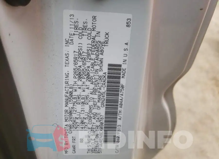5TFUU4EN8EX090787 Photo# 12