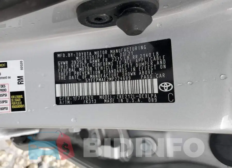 5YFEPMAE2MP224689 Photo# 12
