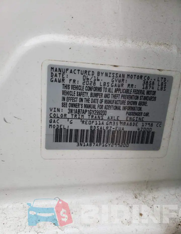 3N1AB7AP1GY299200 Photo# 12