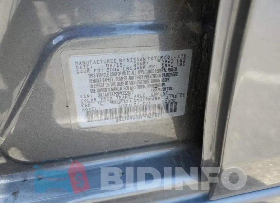 3N1AB7AP2FY322577 Photo# 12