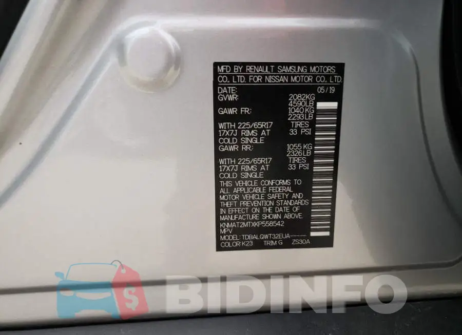 KNMAT2MTXKP558542 Photo# 13