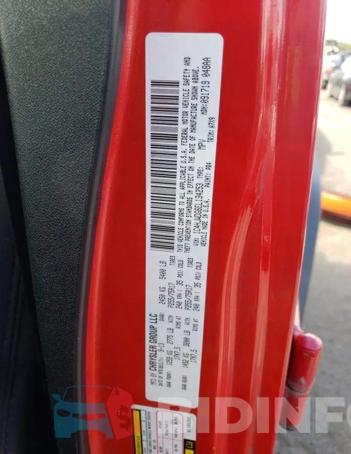 1C4HJWDG6EL134253 Photo# 12