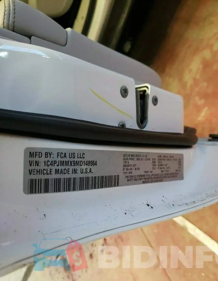 1C4PJMMX9MD148964 Photo# 14