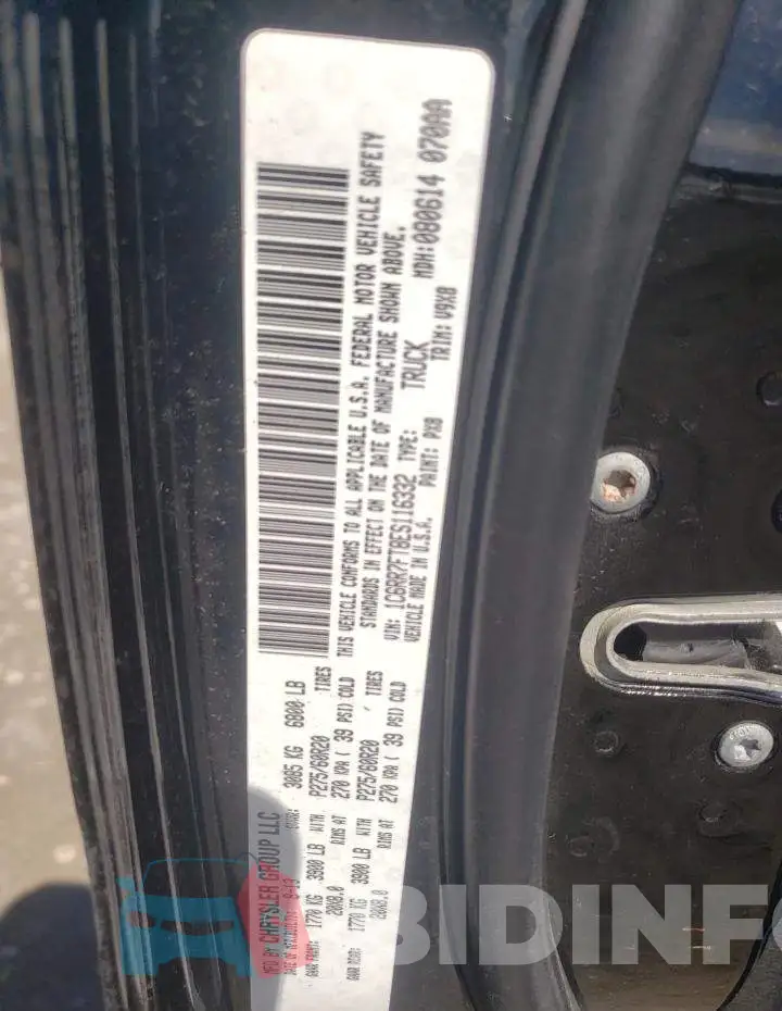 1C6RR7FT8ES116332 Photo# 12