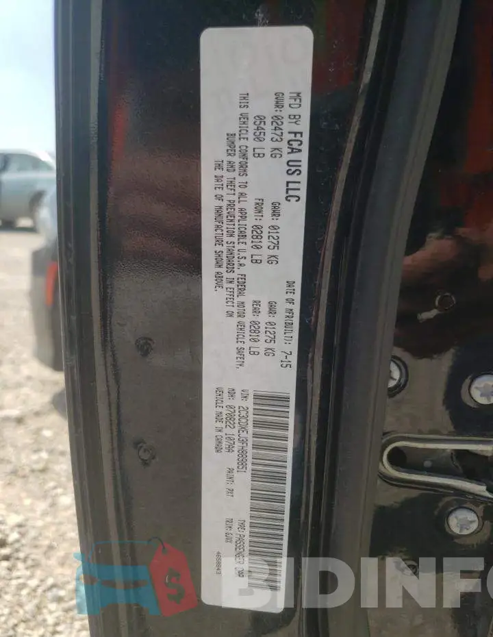 2C3CDXEJ3FH889851 Photo# 12