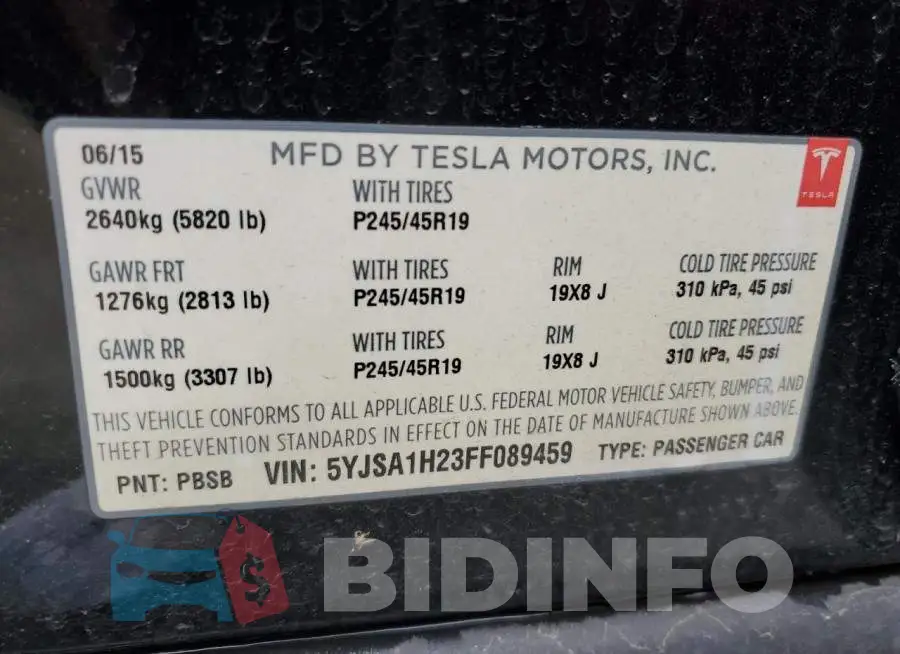 5YJSA1H23FF089459 Photo# 13