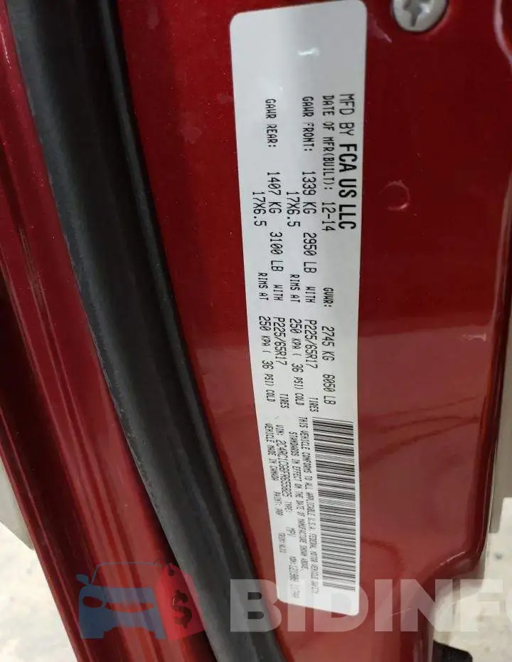 2C4RC1CG6FR655825 Photo# 13