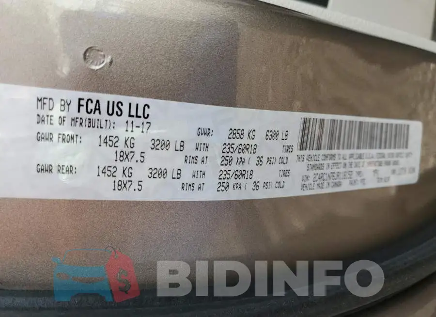 2C4RC1N76JR118152 Photo# 13