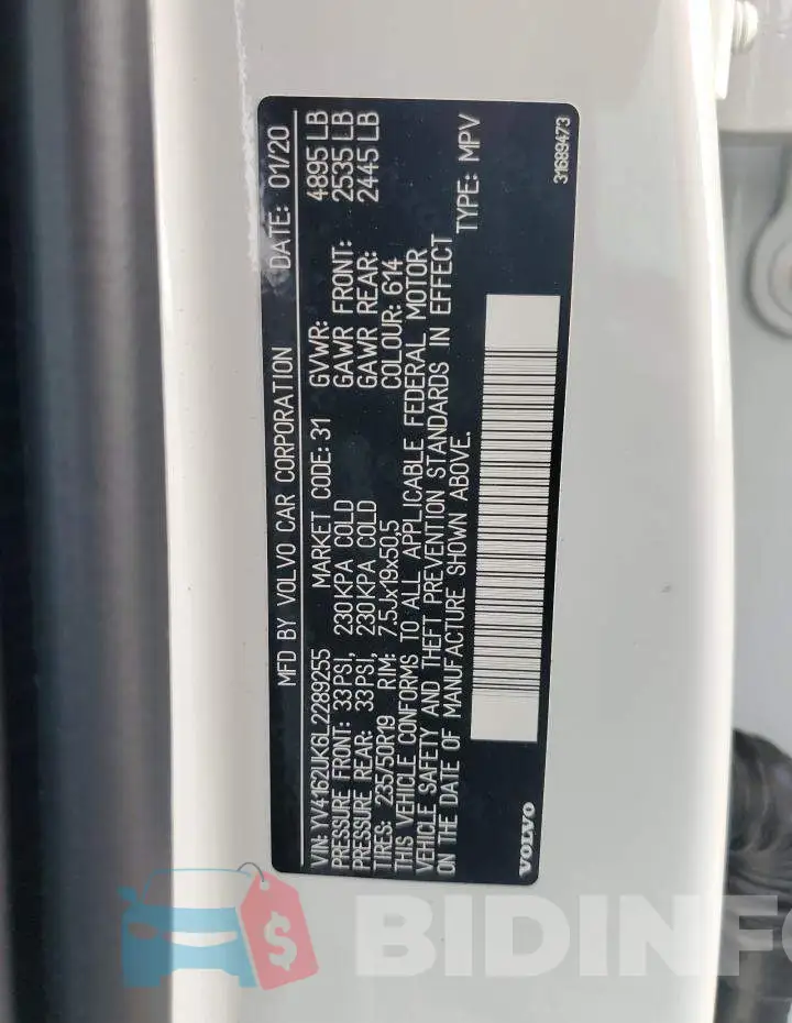 YV4162UK6L2289255 Photo# 12