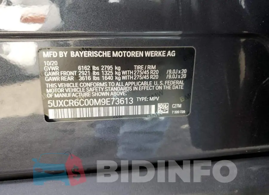 5UXCR6C00M9E73613 Photo# 13