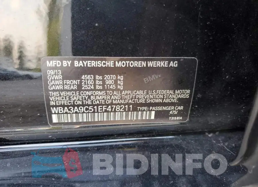 WBA3A9C51EF478211 Photo# 12
