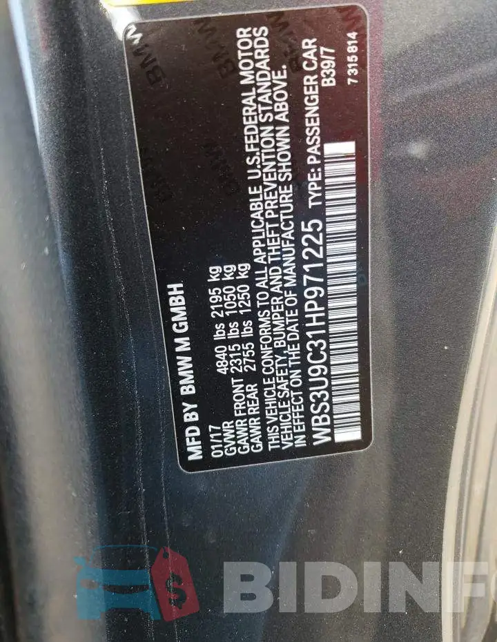 WBS3U9C31HP971225 Photo# 12