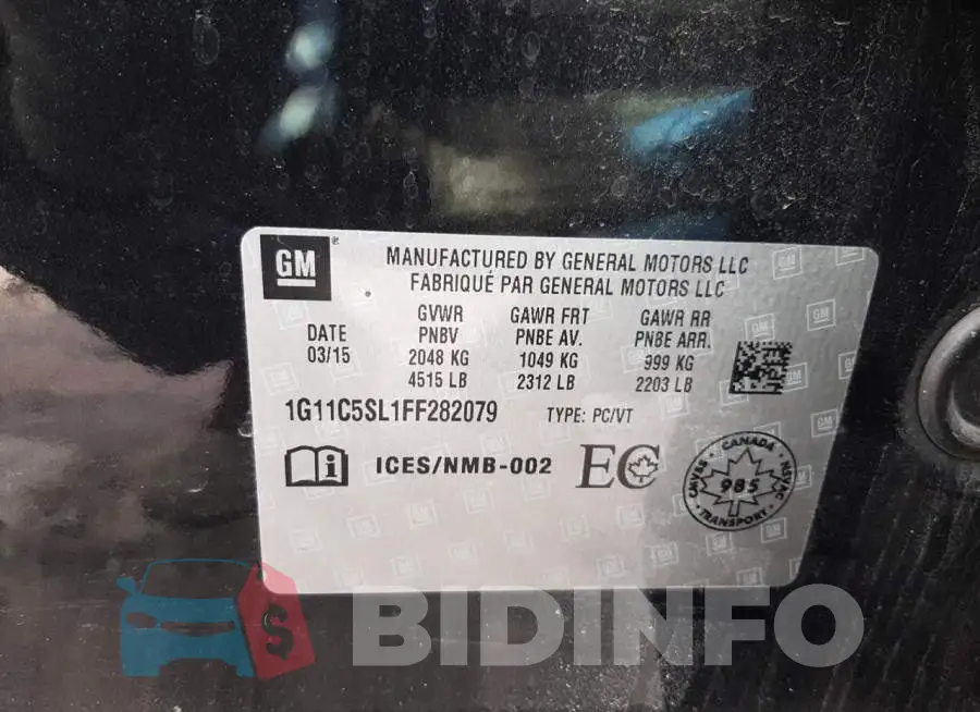 1G11C5SL1FF282079 Photo# 13