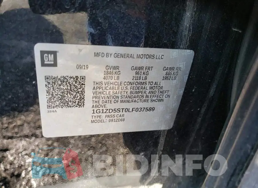 1G1ZD5ST0LF037589 Photo# 12