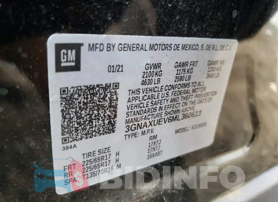 3GNAXUEV6ML360613 Photo# 14