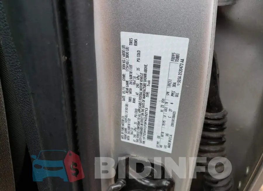 1FTEW1CF9FKD52713 Photo# 13