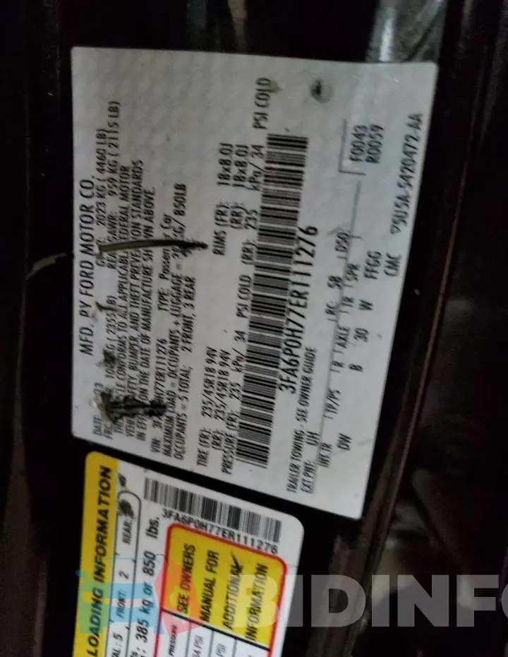 3FA6P0H77ER111276 Photo# 12