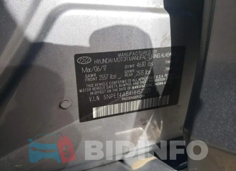 5NPE34AB4HH571221 Photo# 12