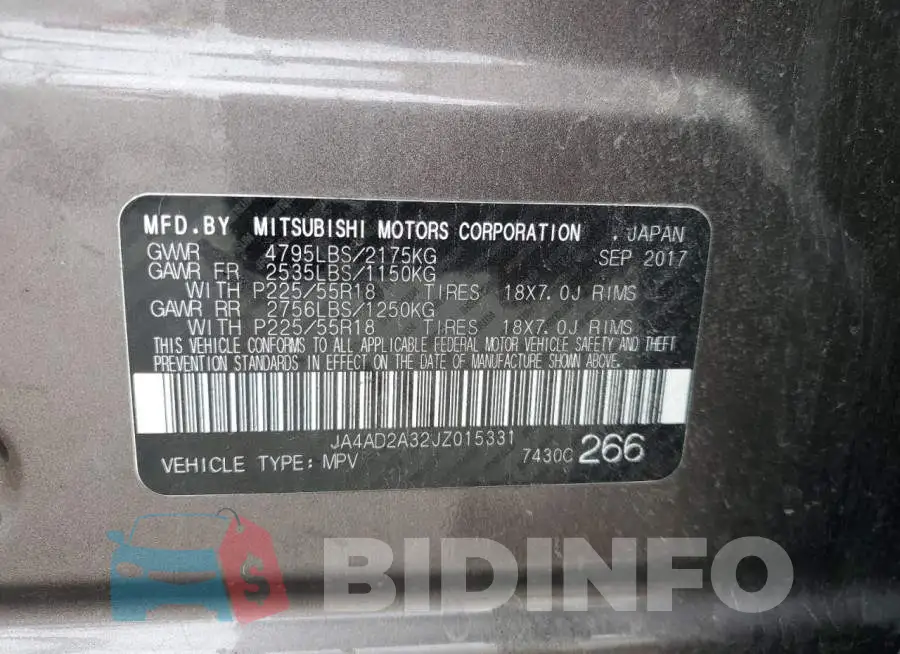 JA4AD2A32JZ015331 Photo# 14