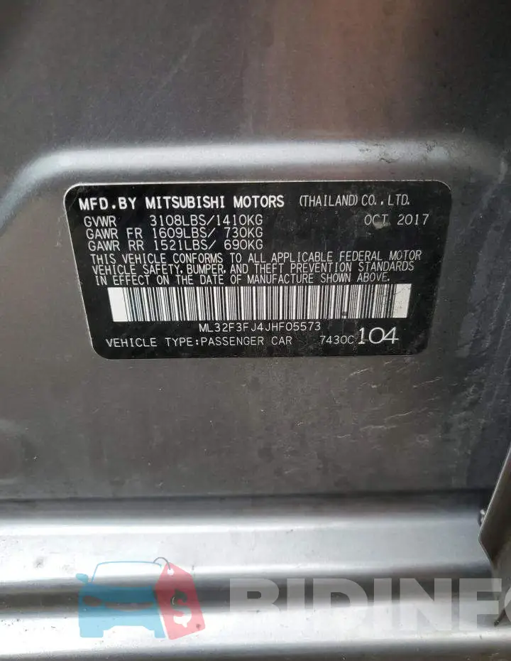 ML32F3FJ4JHF05573 Photo# 12