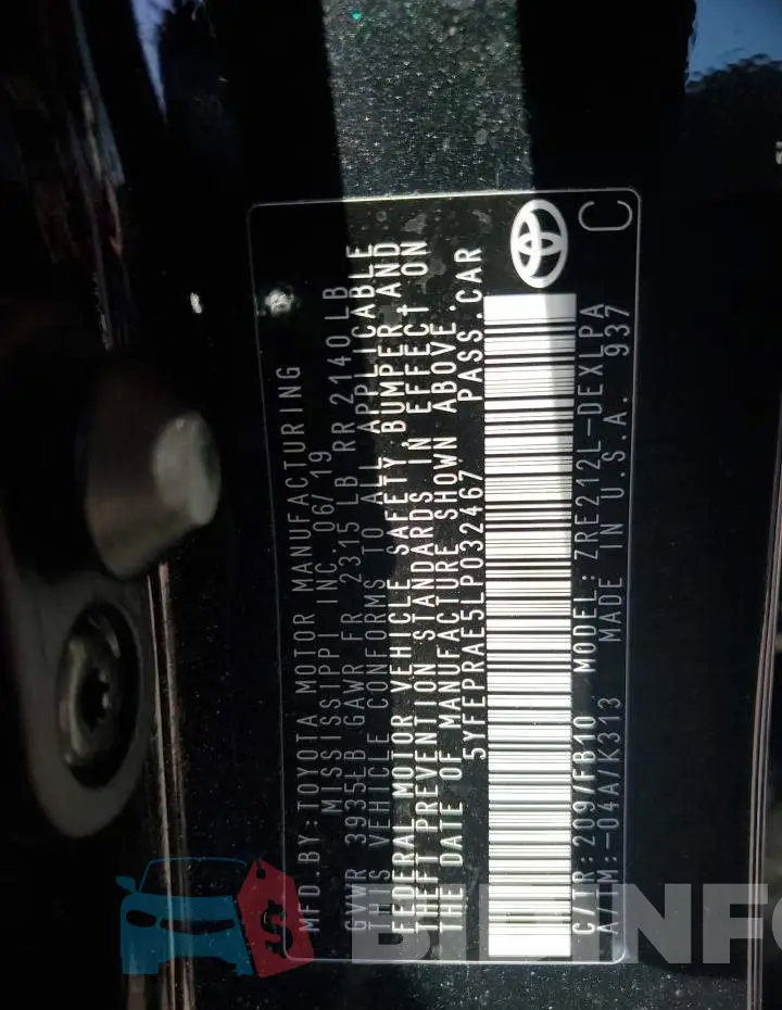 5YFEPRAE5LP032467 Photo# 12