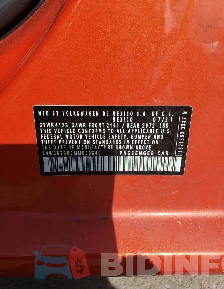 3VWC57BU7MM068688 Photo# 13