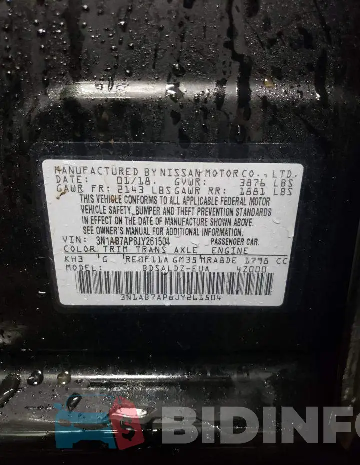 3N1AB7AP8JY261504 Photo# 13