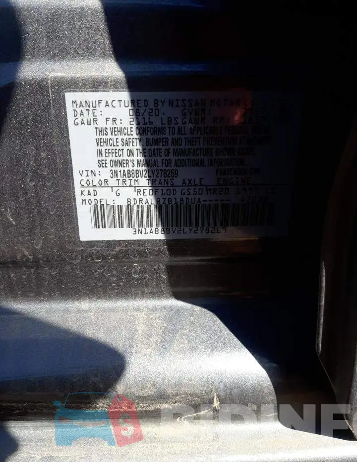3N1AB8BV2LY278269 Photo# 12