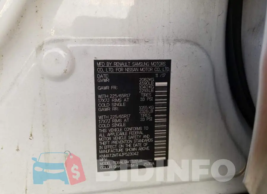 KNMAT2MT4JP523042 Photo# 12