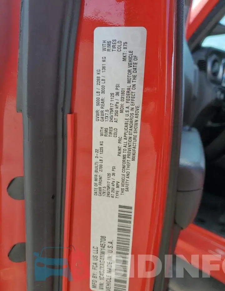 1C4GJXAG4NW145708 Photo# 12