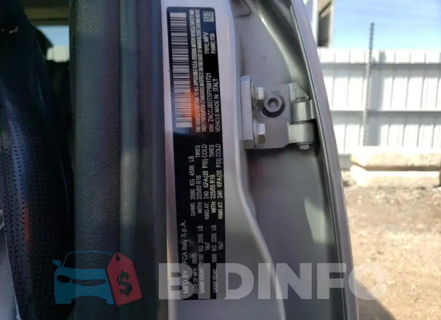 ZACCJBDT5FPB91721 Photo# 12