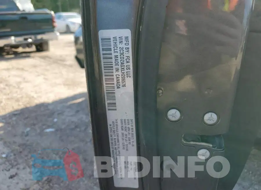 2C3CDZAGXLH206576 Photo# 12